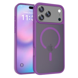 Capa Fosca Magsafe iPhone 17 Pro Max Roxa