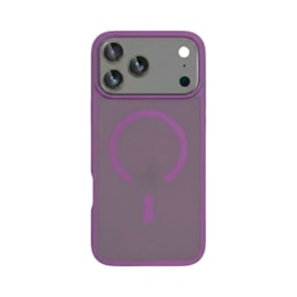 Capa Fosca Magsafe iPhone 17 Pro Max Roxa