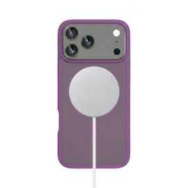 Capa Fosca Magsafe iPhone 17 Pro Max Roxa