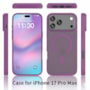 Capa Fosca Magsafe iPhone 17 Pro Max Roxa