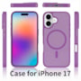 Capa Fosca Magsafe iPhone 17 Roxa