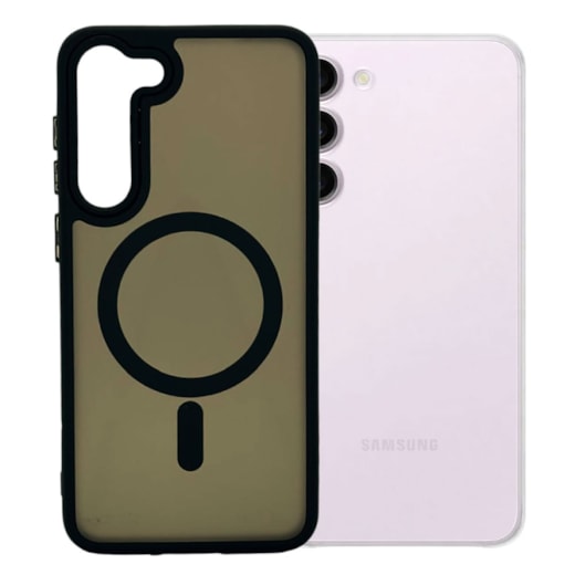 Capa Fosca Magsafe para Samsung S23 Plus preta