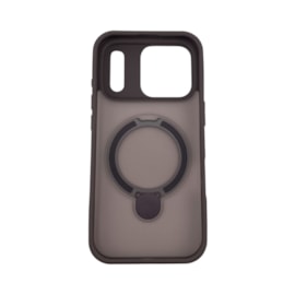 Capa Fosca Stand 360 iPhone 17 Pro Cinza