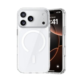 Capa Hard Acrilico Magsafe iPhone 17 Pro Max/18 Pro Max Transparente