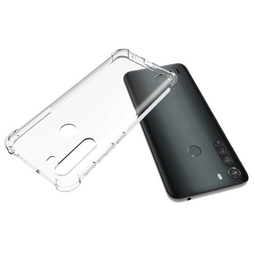 Capa hard acrylic Moto One Fusion transparente.