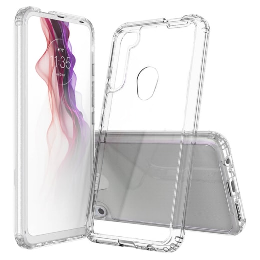 Capa Hard Acrylic para Moto One Fusion Plus transp