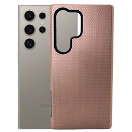 Capa Hardbox para Samsung S24 ultra rosa