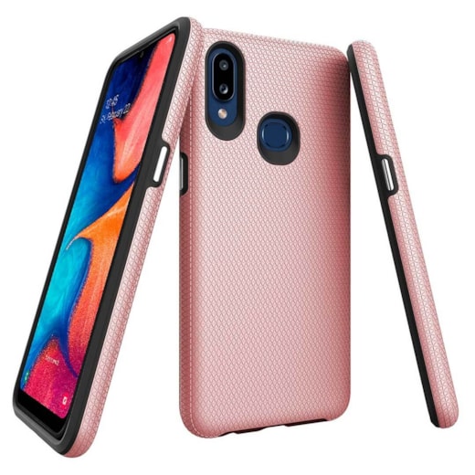 Capa hardbox samsung a20 a30 rosa