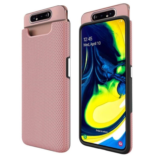 Capa hardbox samsung a80 rosa