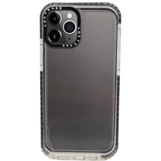 Capa loft case frame iphone 12 12 pro preta