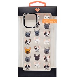 Capa loft case iphone 12 12 pro bulldog