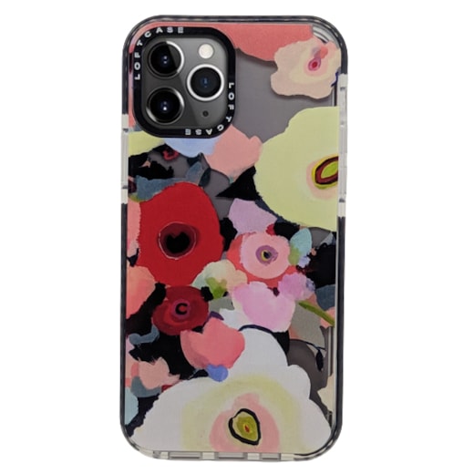 Capa loft case iphone 12 pro max flores abstratas