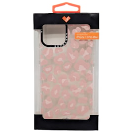 Capa loft case iphone 12 pro max onça rosa