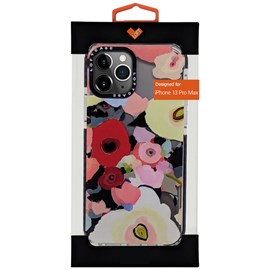 Capa loft case iphone 13 pro max flores abstratas