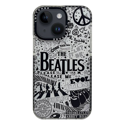 Capa Loft Case iPhone 14 Plus Beatles Black And Wh - Loft Design