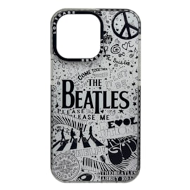 Capa Loft Case iPhone 14 Pro Beatles Black And Whi Capa Loft Case iPhone 14 Pro Beatles Black And Whi