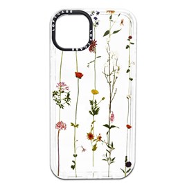 Capa Loft Case para iPhone 14 flores minimalistas