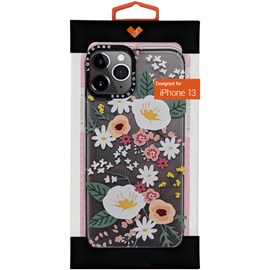 Capa Loft Case PC frame para iPhone 13 - Floral