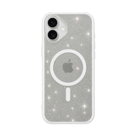Capa Magsafe Glitter iPhone 17 Branco