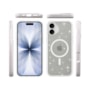 Capa Magsafe Glitter iPhone 17 Branco