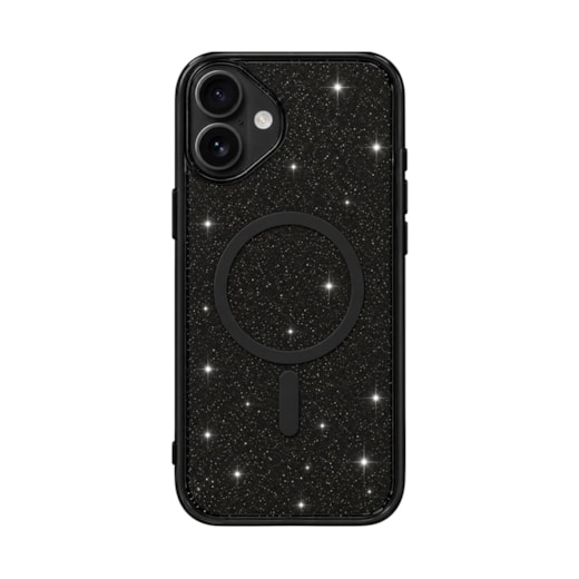 Capa Magsafe Glitter iPhone 17 Preto