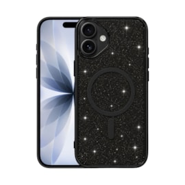 Capa Magsafe Glitter iPhone 17 Preto