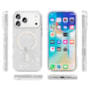 Capa Magsafe Glitter iPhone 17 Pro Branco