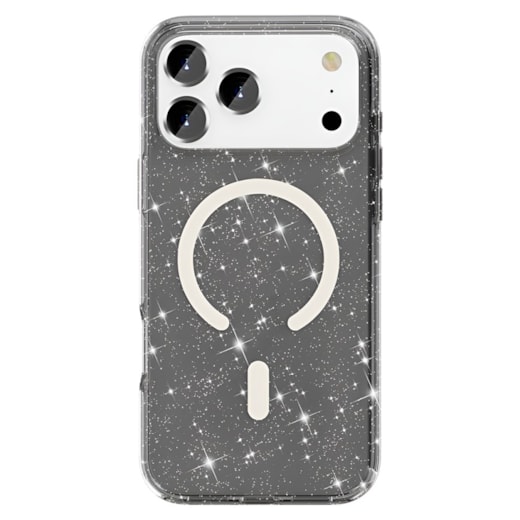 Capa Magsafe Glitter iPhone 17 Pro Max Preto