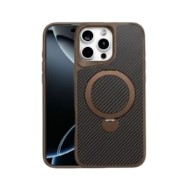 Capa Magstand Listras Iphone 16 Pro Max Dourada
