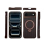 Capa Magstand Listras Iphone 17 Air Dourada