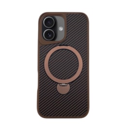 Capa Magstand Listras Iphone 17 Dourada