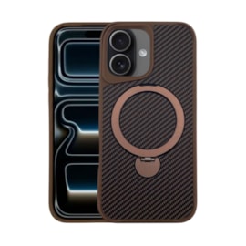 Capa Magstand Listras Iphone 17 Dourada