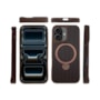Capa Magstand Listras Iphone 17 Dourada