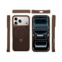 Capa Magstand Listras Iphone 17 Pro Max Dourada