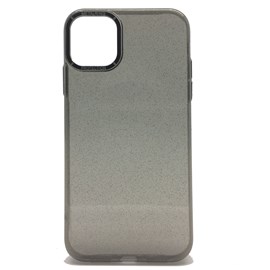Capa Metalring Glitter iPhone 14 preta