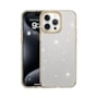 Capa Metalring Glitter iPhone 14 pro dourada