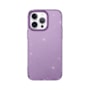 Capa Metalring Glitter iPhone 14 pro max roxa