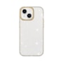Capa Metalring Glitter iPhone 15 Plus dourada