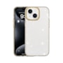 Capa Metalring Glitter iPhone 15 Plus dourada