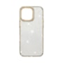 Capa Metalring Glitter iPhone 15 Plus dourada
