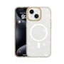 Capa Metalring Glitter Magsafe iPhone 15 Plus Dourada