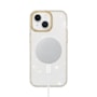 Capa Metalring Glitter Magsafe iPhone 15 Plus Dourada
