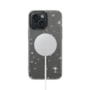Capa Metalring Glitter Magsafe iPhone 15 preta