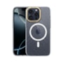 Capa Metalring Glitter Magsafe iPhone 15 Pro Dourada