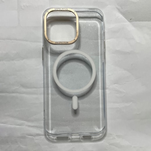 Capa Metalring Glitter Magsafe iPhone 15 Pro Max d