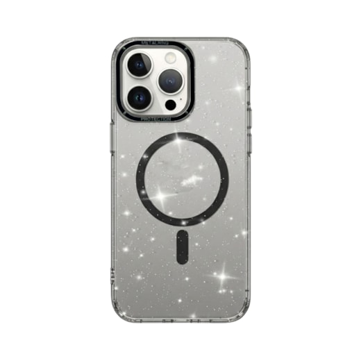 Capa Metalring Glitter Magsafe iPhone 15 Pro pr