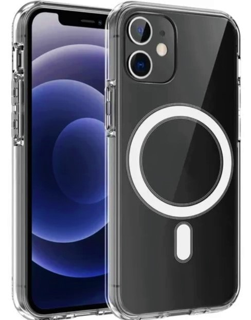 Capa PC +TPU Magsafe para iPhone 11 – transparente.