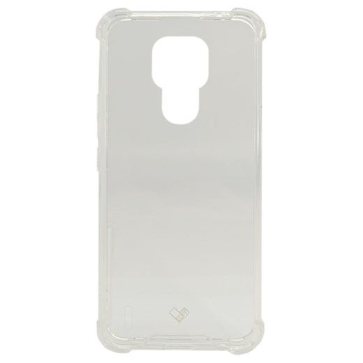 Capa pc tpu shockproof moto e7 power transparente