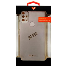 Capa pc tpu shockproof moto g10 g30 transparente