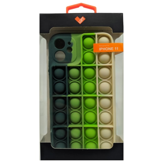 Capa pop it iphone 11 verde